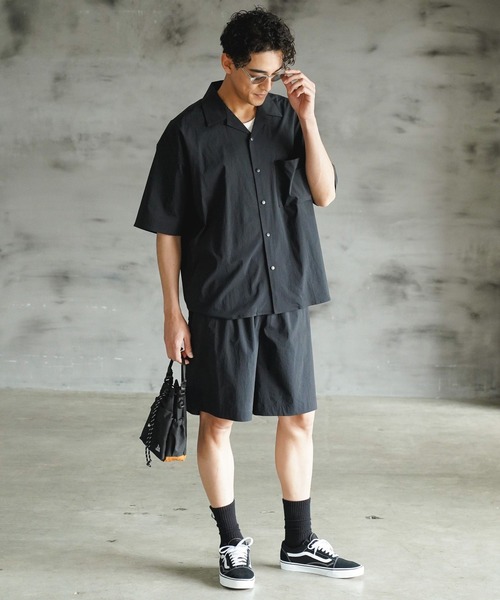 s*0様 Sasquatchfabrix. メッシュ ショートパンツ ブラック BAYFLOW（ベイフロー） パンツ 「ストレッチ・吸水速乾・接触冷感