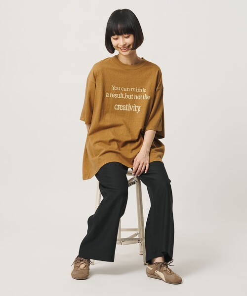 アメリカーナ（レディースTシャツ、カットソー）（色：レッド系