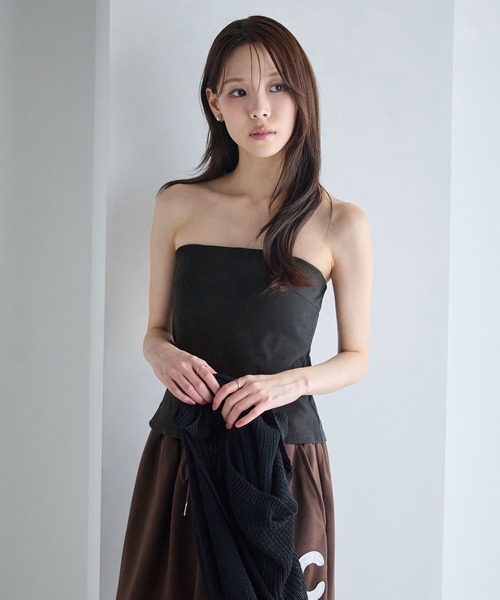 チューブトップ ベアトップ カップ付きベアトップ : ZOZOTOWN Yahoo!店