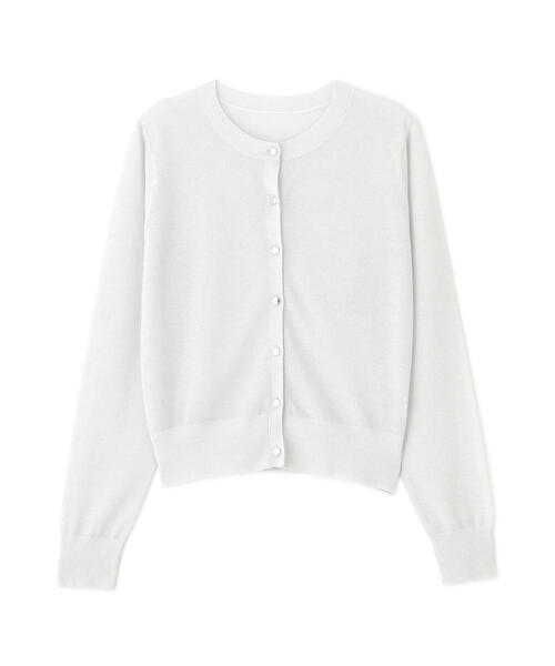 「NATURAL BEAUTY BASIC」 カーディガン FREE チャコールグレー レディース_画像2