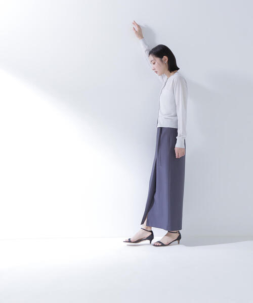 「NATURAL BEAUTY BASIC」 カーディガン FREE チャコールグレー レディース_画像5
