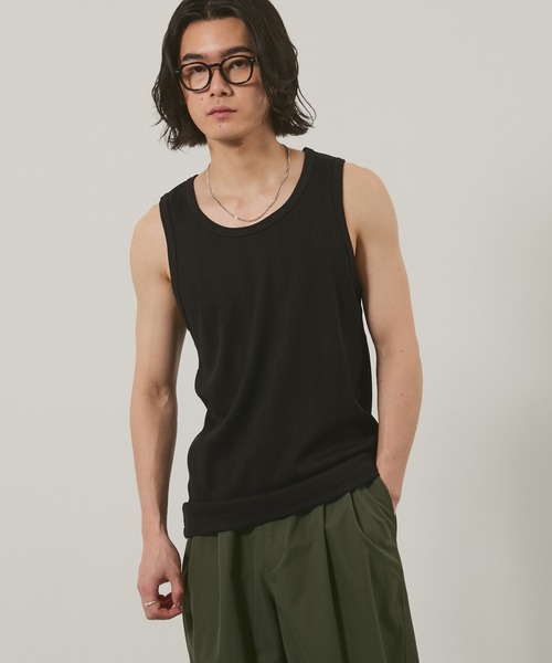 EMMA CLOTHES（エマクローズ） タンクトップ ルーズレイヤードリブ