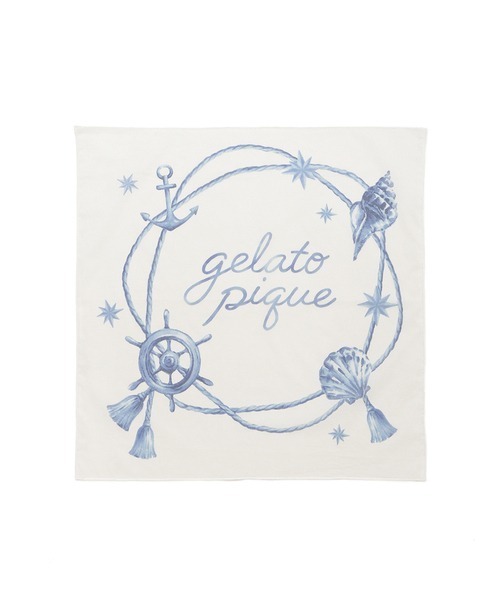 ハンカチ マリンワンポイントスカーフハンカチ レディース | gelato pique