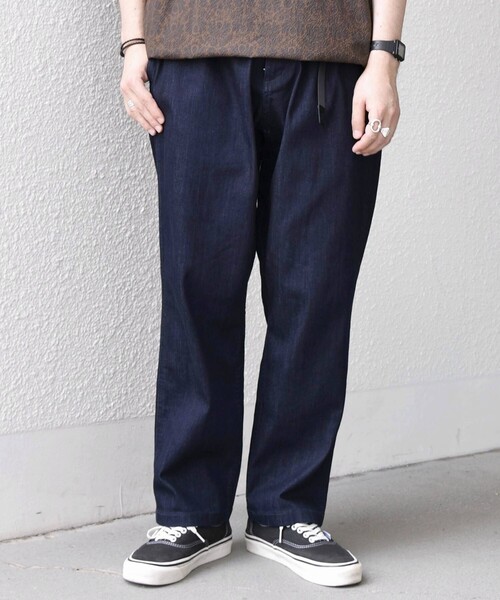 SHIPSany別注　Gramicci ルーズテーパードデニムパンツ Gramicci（グラミチ） ワイドパンツ ジーンズ 「SHIPS any別注