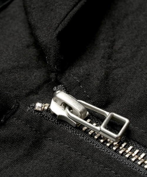 シャツ 「NO ID.」Linen Touch Hood Dolman Big Zip Shirt / リネン