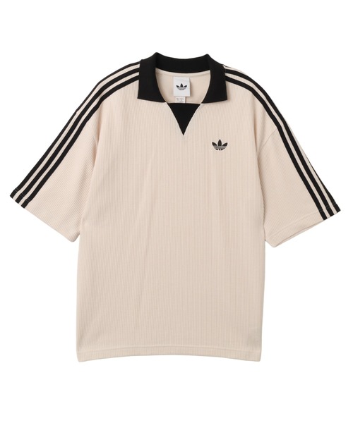  Originals クラシック ワッフル ポロシャツ 半袖 adidas（アディダス） ポロシャツ 半袖 adidas WAFFLE JERSEY