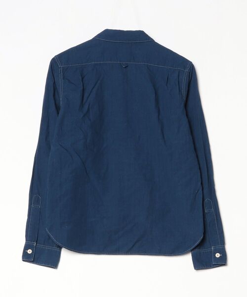 「MHL.」 長袖シャツ 1 ブルー レディース_画像2