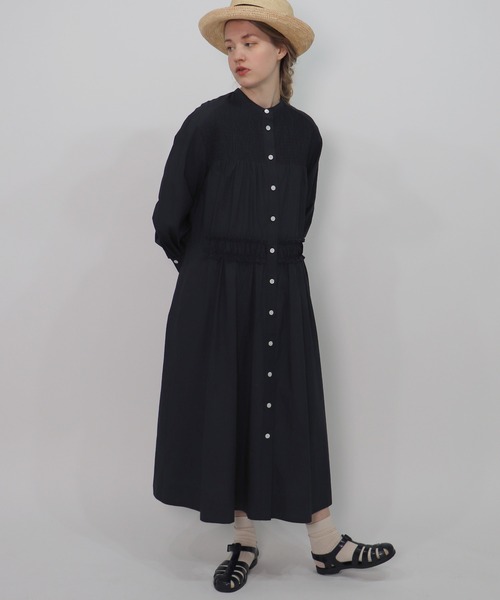 「haupia」 長袖ワンピース MEDIUM オフホワイト レディース_画像4