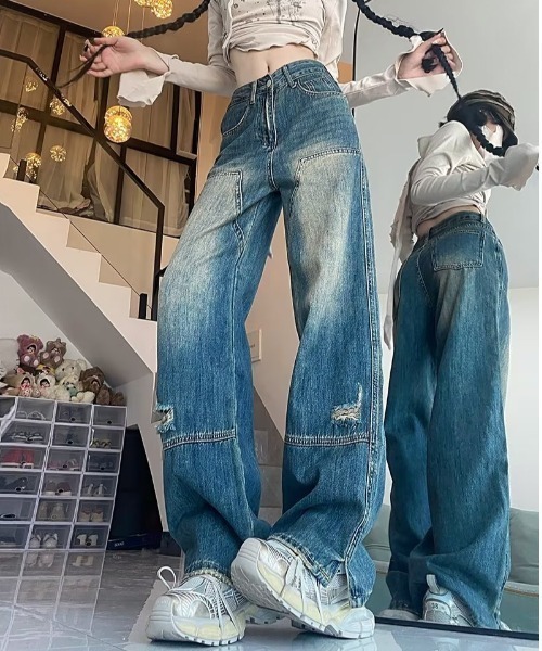 「gossip!ロサンゼルス」 デニムパンツ S ブルー レディース_画像3