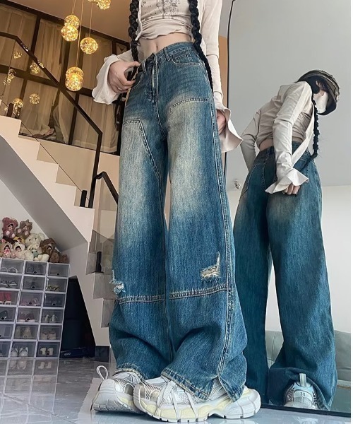 「gossip!ロサンゼルス」 デニムパンツ S ブルー レディース_画像4