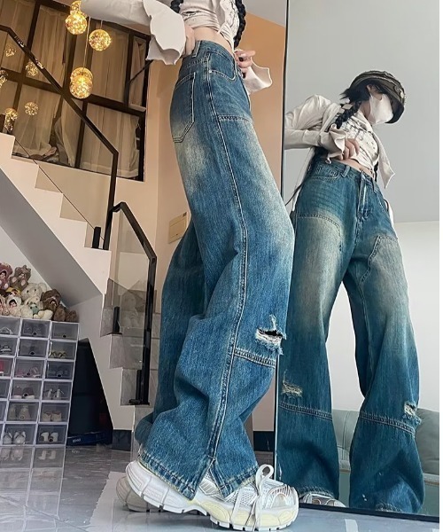 「gossip!ロサンゼルス」 デニムパンツ S ブルー レディース_画像8