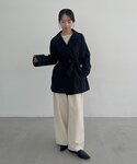 トレンチコート コート 「C.L」撥水ミドルト...の詳細画像2
