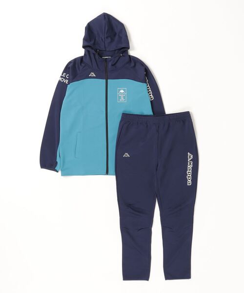 Kappa（カッパ） セットアップ L ターコイズブルー メンズ : ZOZOTOWN
