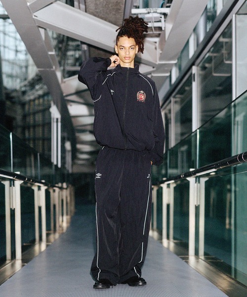 umbro（アンブロ） ワイドパンツ パンツ UMBRO別注 ドローコード