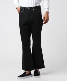 JOHN LAWRENCE SULLIVAN ジーンズ WASHED DENIM FLARED PANTS