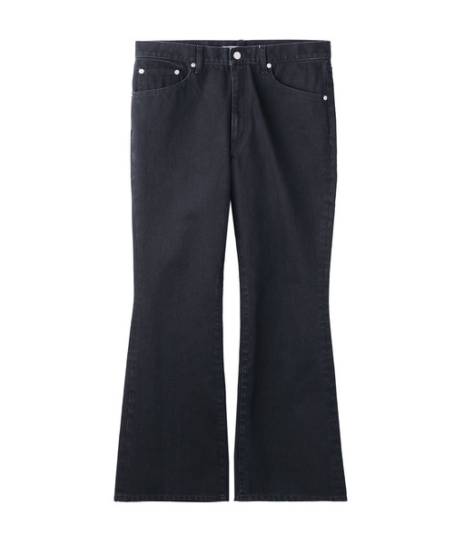 JOHN LAWRENCE SULLIVAN ジーンズ WASHED DENIM FLARED PANTS