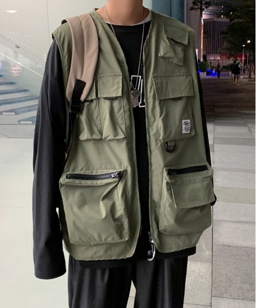 ベスト ジレ タクティカルベスト レディース メンズ NEW GENTLEMAN ベスト ジレ タクティカル ビッグベスト メンズ