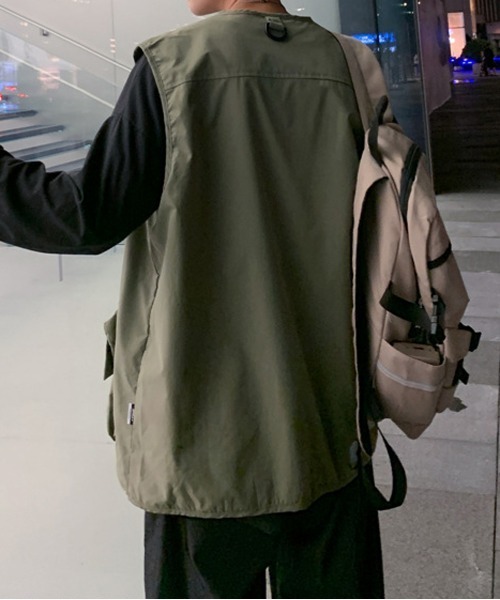 NEW GENTLEMAN ベスト ジレ タクティカル ビッグベスト メンズ