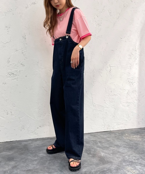 定番のお歳暮 サロペット オーバーオール ハイウエストサス付きパンツ Zozotown限定アイテム