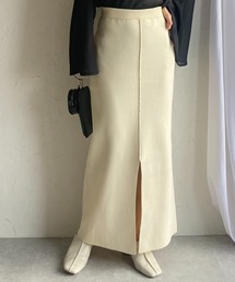 She's Closet スカート 前後2wayスリット入りハイウエストタイト