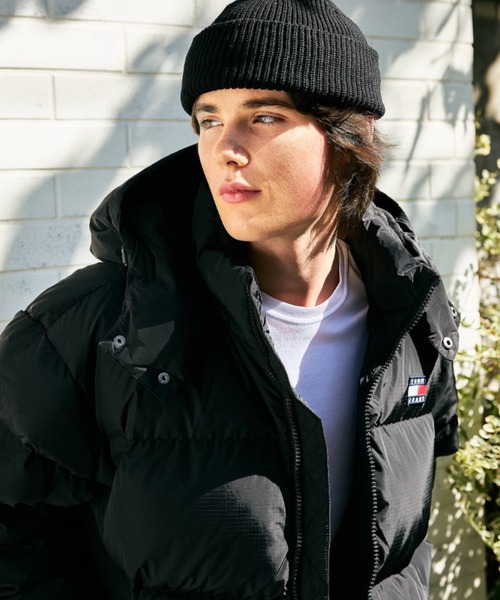 トミージーンズ ダウンジャケット TOMMY JEANS ダウンジャケット ダウン ボクシーダウンジャケット