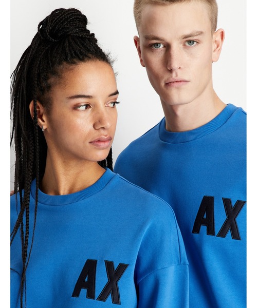 スウェット メンズ 「A|X アルマーニ エクスチェンジ」AXロゴ スウェットプルオーバー (UNISEX CAPSULE)｜zozo｜07