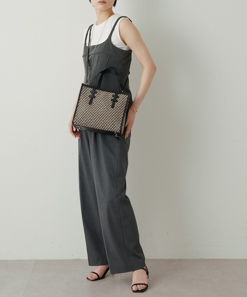 IACUCCI トートバッグ モノグランマ S JACQUARD/RUGA レディース