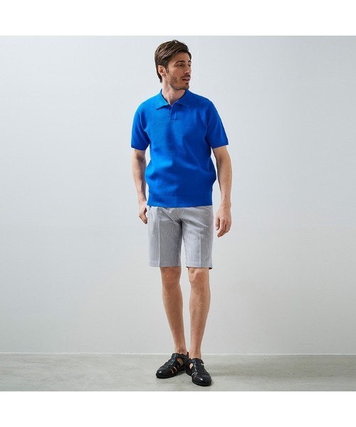 【PGG】ショートパンツ (MENS) ゴルフ g-stage パンツ ゴルフシアーサッカーショートパンツ メンズ