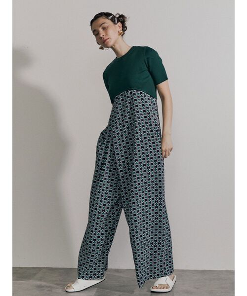 UN3D. ニット セーター H/S SHORT KT TOP / ハーフスリーブ