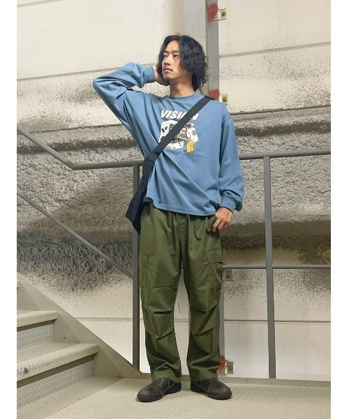 メンズ ロンT グラフィック ストリート カットソー T03022 セール】ストリートグラフィックロンT（Tシャツ/カットソー