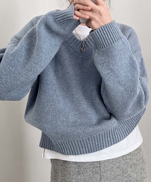 Girly Doll（ガーリードール） ニット セーター オーバーサイズVネック