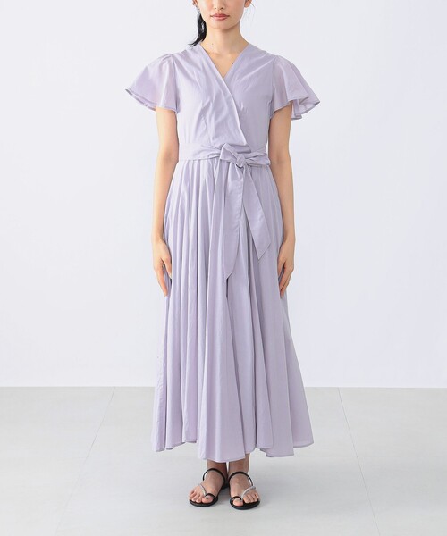 マリハ　ビームス別注　マドモアゼルのドレス フレアスリーブ ワンピース MARIHA ワンピース × Demi-Luxe BEAMS / 別注 マドモアゼル