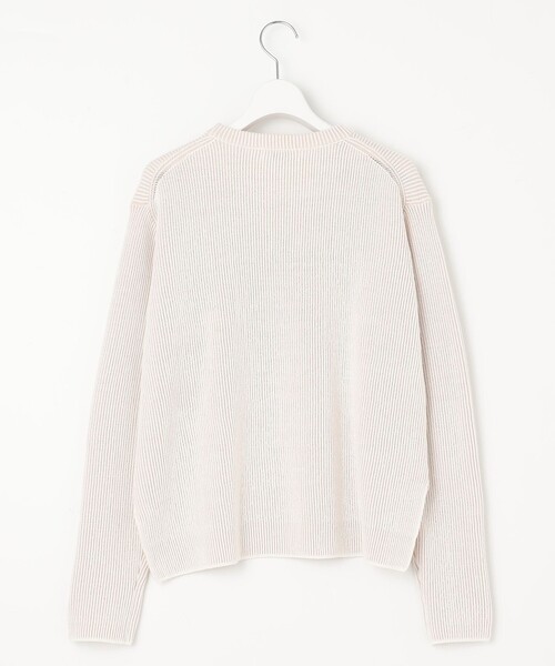 ニット セーター 「WEB限定カラーあり・洗える」CLEAR COTTON BLEND サイドスリット ニット レディース WEB限定カラーあり・洗える】CLEAR COTTON BLEND サイドスリット