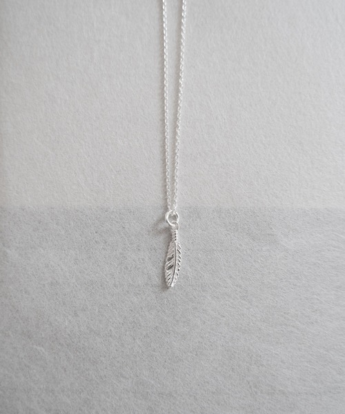 SENTI ネックレス センティ / MICRO CHARM FEATHER SILVER