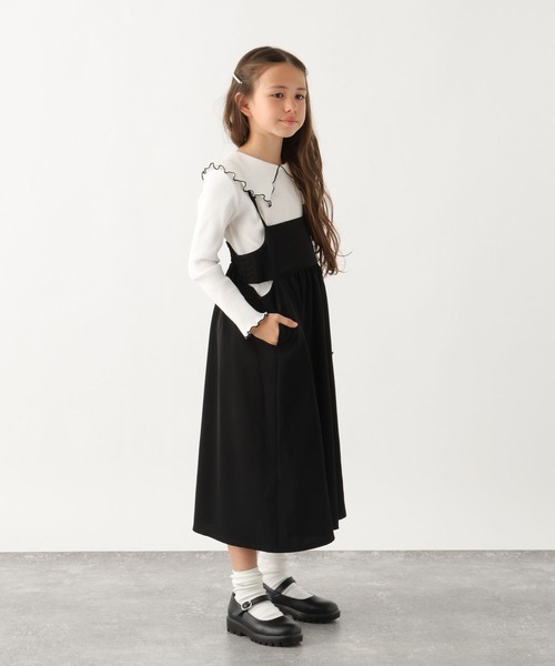 GIRL 入学式　卒業式　ワンピース&ジャケット　M【美品　クリーニング済⭐︎】 ドレスプラス DRESS+ フォーマル レディースフォーマル