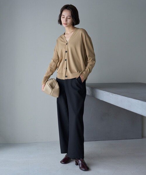 UNFILO カーディガン 「新色追加」「洗える/抗菌防臭」マイ