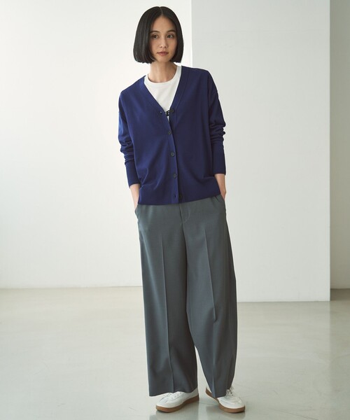 UNFILO カーディガン 「新色追加」「洗える/抗菌防臭」マイ