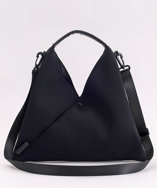 COOCO（クーコ） ハンドバッグ ダイバースーツ風素材2WAY