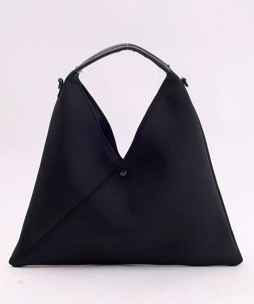 COOCO（クーコ） ハンドバッグ ダイバースーツ風素材2WAY