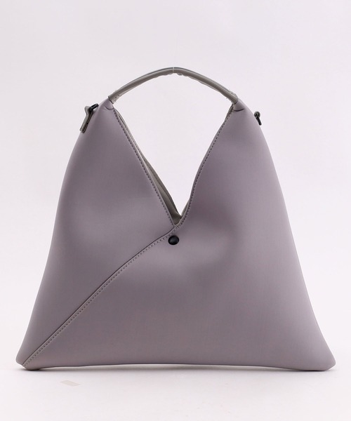 スーツ２点　エコバッグ２点 COOCO ハンドバッグ ダイバースーツ風素材2WAY