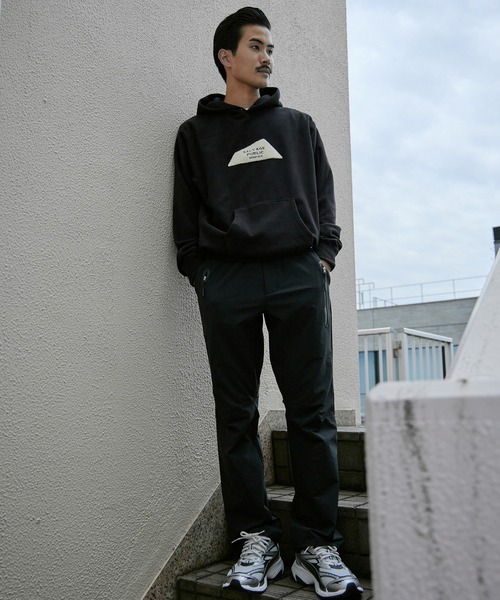 SALVAGE PUBLIC Kolepa ブラック ウィンドパンツ SALVAGE PUBLIC KOLEPA［サルベージパブリックコレパ］Makani Lined