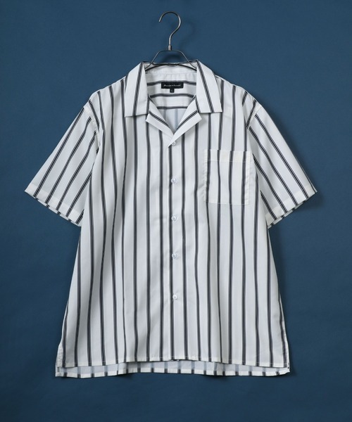 ACANTHUS - Metal Open Collar Shirt / オープンカラーシャツ