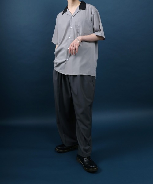 トップス MEER. OPEN COLLAR SHORT SHIRT meer. OPEN COLLAR SHORT SHIRT ホワイト