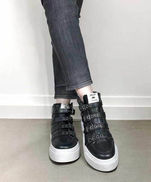 ASH スニーカー 「STARMOON BUCKLE」厚底ベルトスニーカー