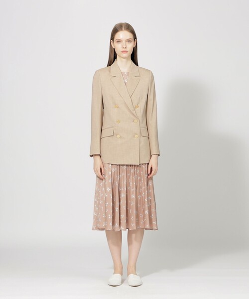 フラワープリント フレアドレス Lサイズ EPOCA ワンピース スモールフラワープリント フレアドレス : ZOZOTOWN