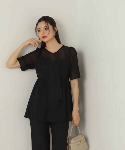 PROPORTION BODY DRESSING パンツドレス 前リボンパンツ