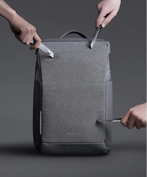 【極美品】KORIN DESIGN SNAPPACK スナップパック　グレー SnapPack Korin Design スナップパック コリンデザイン リュック