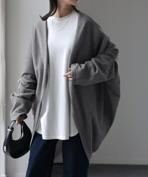 HUG.U（ハグユー） カーディガン 変形カーディガン レディース