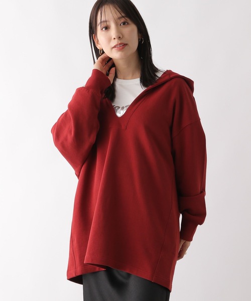 LEPSIM（レプシィム） チュニック スキッパーフードチュニック 130169