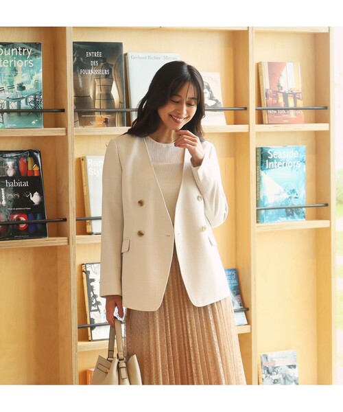 COUP DE CHANCE（クードシャンス） ジャケット ノーカラージャケット